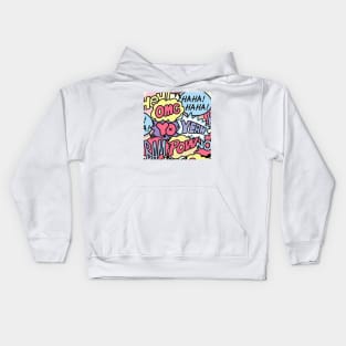 speech bubble Kids Hoodie